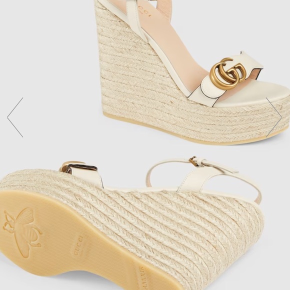 Gucci Leather Platform Espradrille 6 - Picture 3 of 16